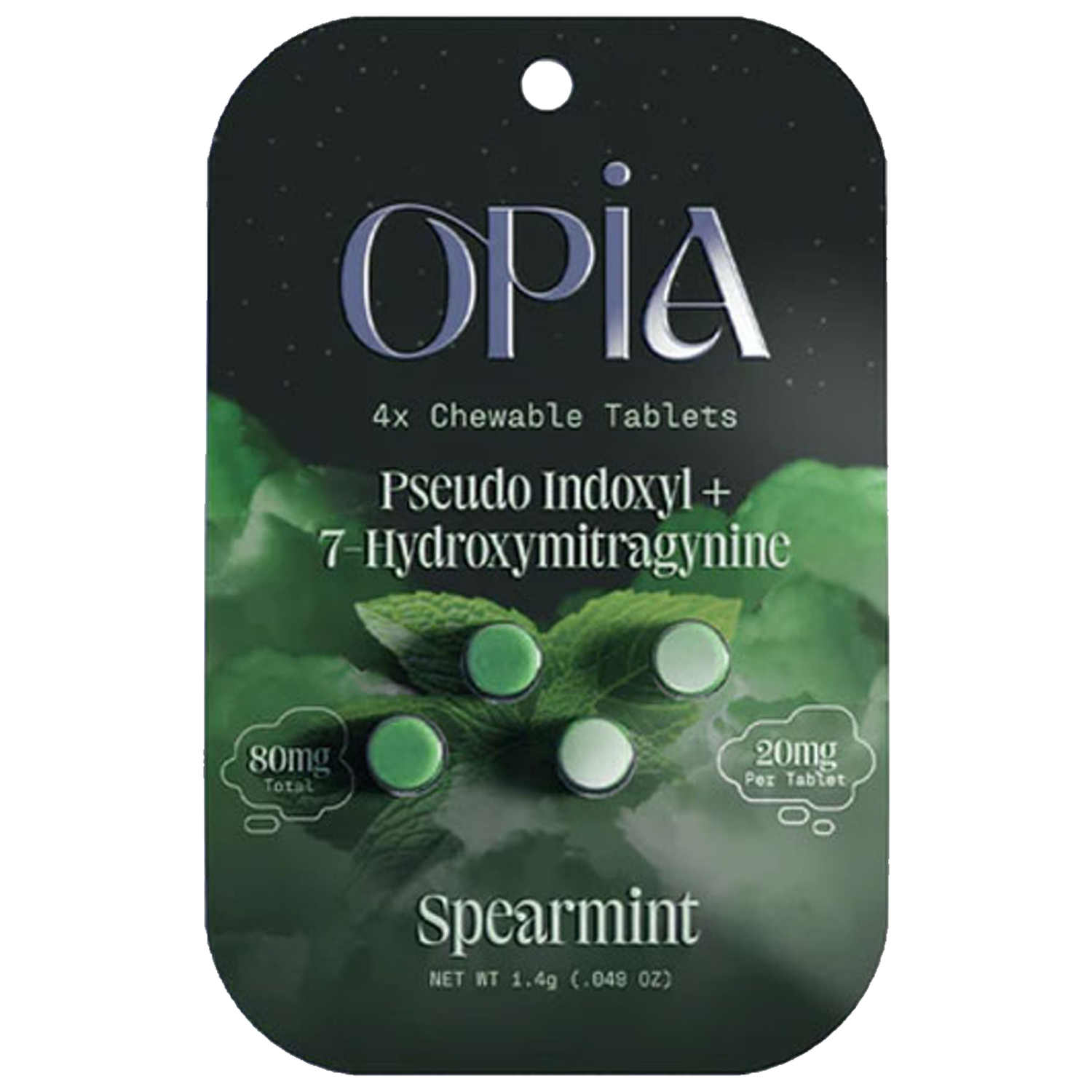 OPiA Pseudo Indoxyl + 7 Hydroxymitragynine 20mg Tablets 4ct